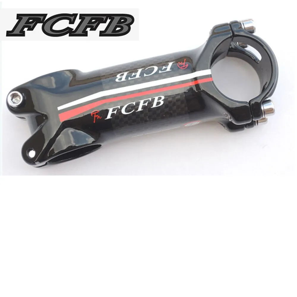 100 Original FCFB FW 3K Carbon aluminum riser 6 degree stem road bike