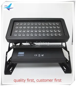 

free shipping 6pcs/lot Bright 48x10w LED City Color Light Luces RGBW 4IN1 Stage Bar Wall Washer Floorlights IP65 Show DJ Lamp
