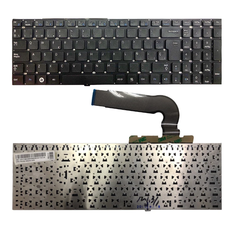 

SP Laptop Keyboard For Samsung SF510 RF510 RF511 SF511 QX530 Keyboard Black keyboard with free shipping