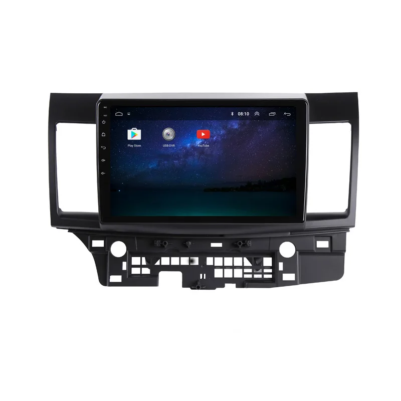 Top 10" 2.5D IPS Android 8.1 Car DVD Multimedia Player GPS for Mitsubishi Lancer 2008 2009 - 2016 audio car radio stereo navigation 2