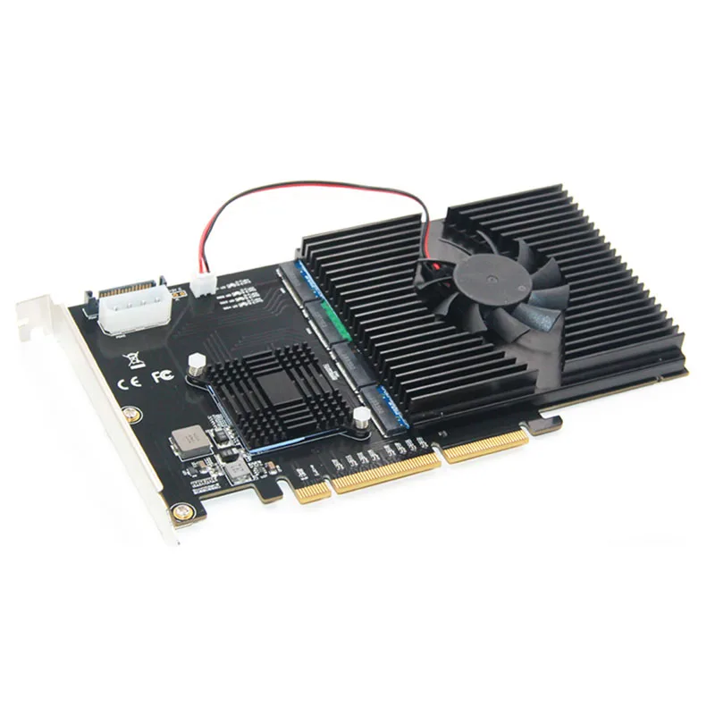 Плата расширения BTBcoin адаптер M.2 Raid контроллер/SSD/карта PCI E/PCIE SSD Охлаждающий
