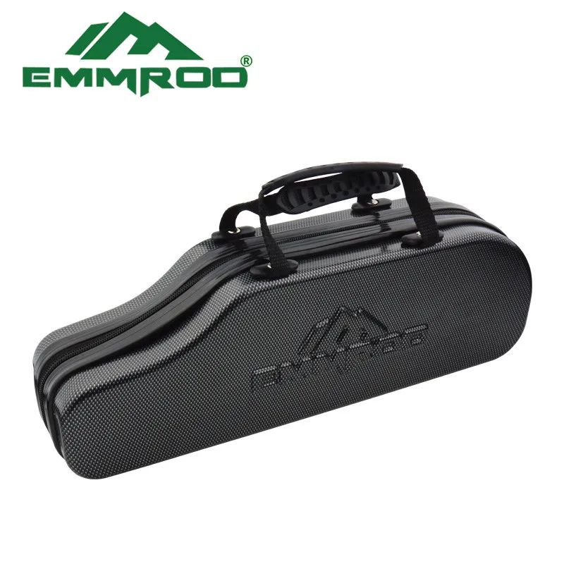 EMMROD Bait Casting Rod 55cm Ebony Handle High Quality Fishing Rod Boat Lure Rod Portable Fish Gear Rock Ice Telescopic FQ-WD