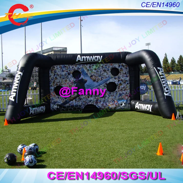 free shipping 5x3m inflatable football goal,inflatable football toss