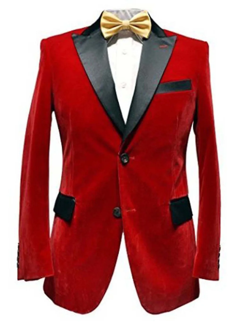 red and black blazer mens