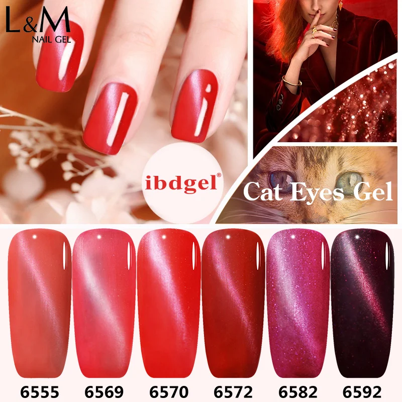 

1pc 3D Cat's Eye 7.3ML Black Bottle Cat Eyes Magnet Effect UV LED Nail Gel Polish Color Gel Varnish