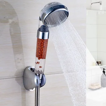 

Healthy Negative Ion SPA Filtered Adjustable Shower Head with Shower Hose Three Shower Mode Negative Lon SPA Shower Head