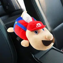 Автомобиль коробка мультфильм милый автомобиль кресло бумажное полотенце коробка ткани коробка салфетка