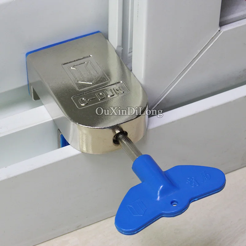HOT 1PCS Sliding door and window locks aluminum alloy plastic steel