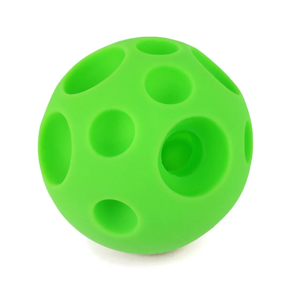 Собачий игровой мяч, Интерактивная игрушка для зубов Прорезывание Зубов, резиновый мяч для жевания, диспенсер для утечки еды, синий, красный, 7,5 см/2,95 дюйма - Цвет: 7