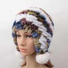 Женские шапки из натурального меха кролика Рекс, Русская Шапка-ушанка, шапки из натурального меха кролика рекс