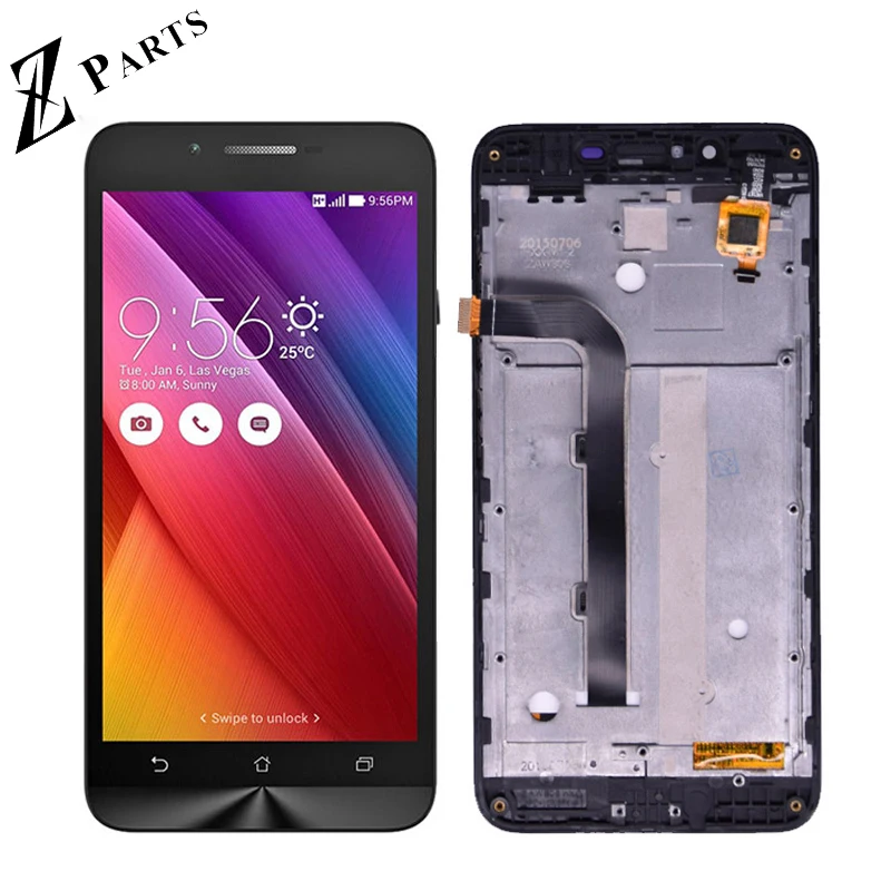 

ORIGINAL For Asus ZenFone Go ZC500TG Z00VD Lcd Screen Display with Touch Digitizer Assembly 1 piece with frame free shipping