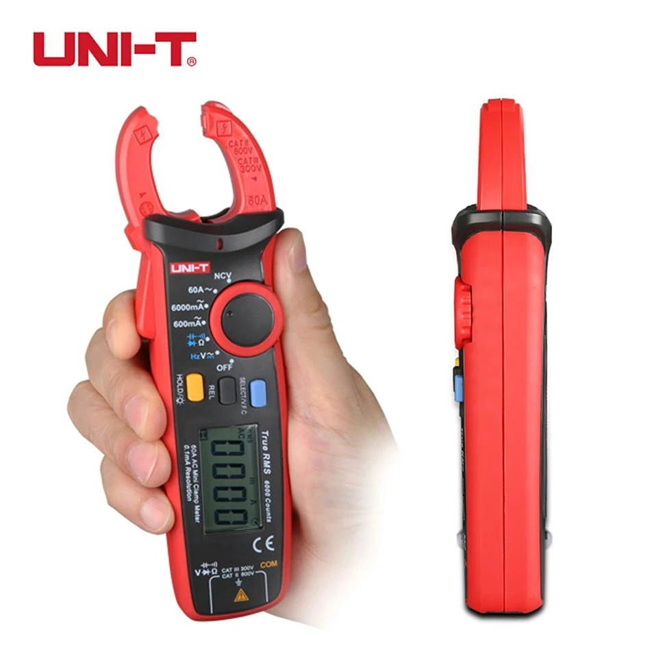 

UNI-T UT211B UT211A 60A High Resolution True RMS digital Clamp Meters W/V.F.C.NCV Test Zero Mode pinza amperimetrica multimeter