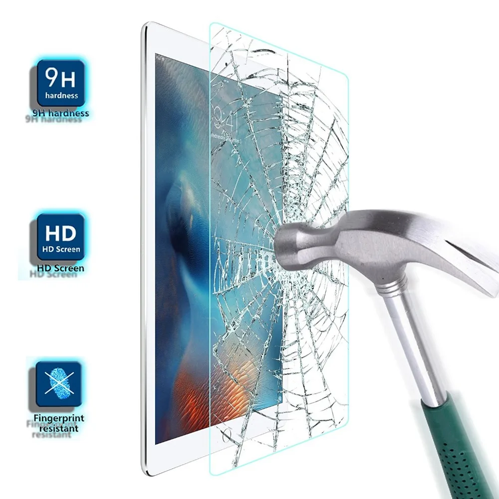 Закаленное Стекло для Apple iPad 2/3/4 Экран протектор 9 H Премиум Взрывозащищенный спереди Экран усиленная защитная пленка