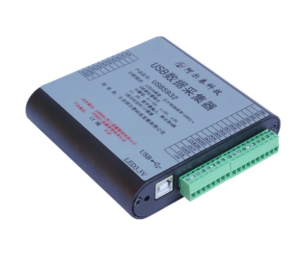 

USB DAQ Data Acquisition Card 8 Channels 12-bit Analog Output 100KS/s 8DA 6DI 6DO 1-ch timer/counter