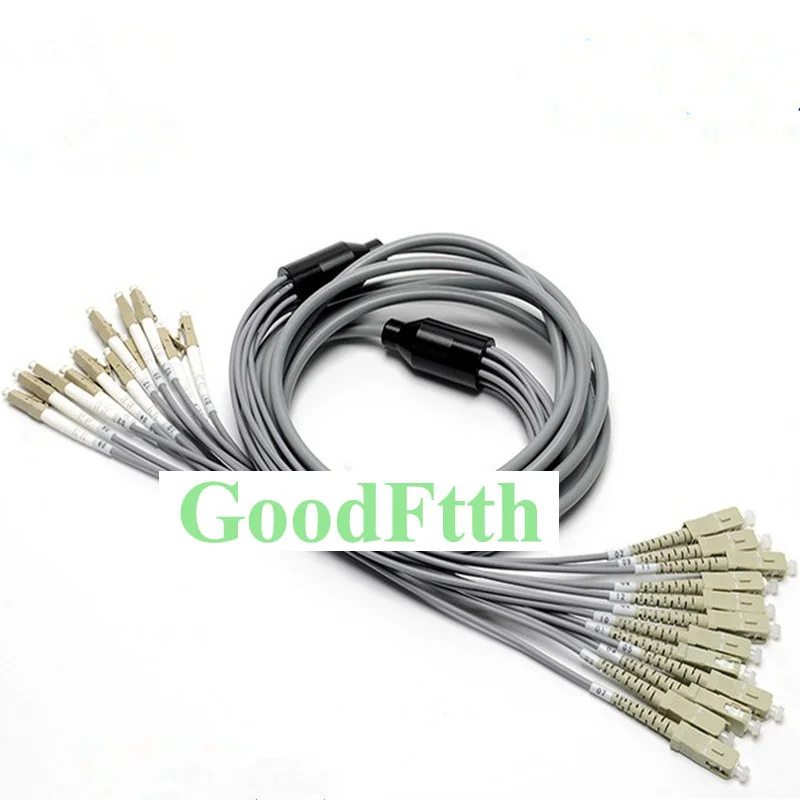 

Armoured armored Patch Cord SC-LC LC-SC Multimode 50/125 OM2 12 Cores GoodFtth 3-25m