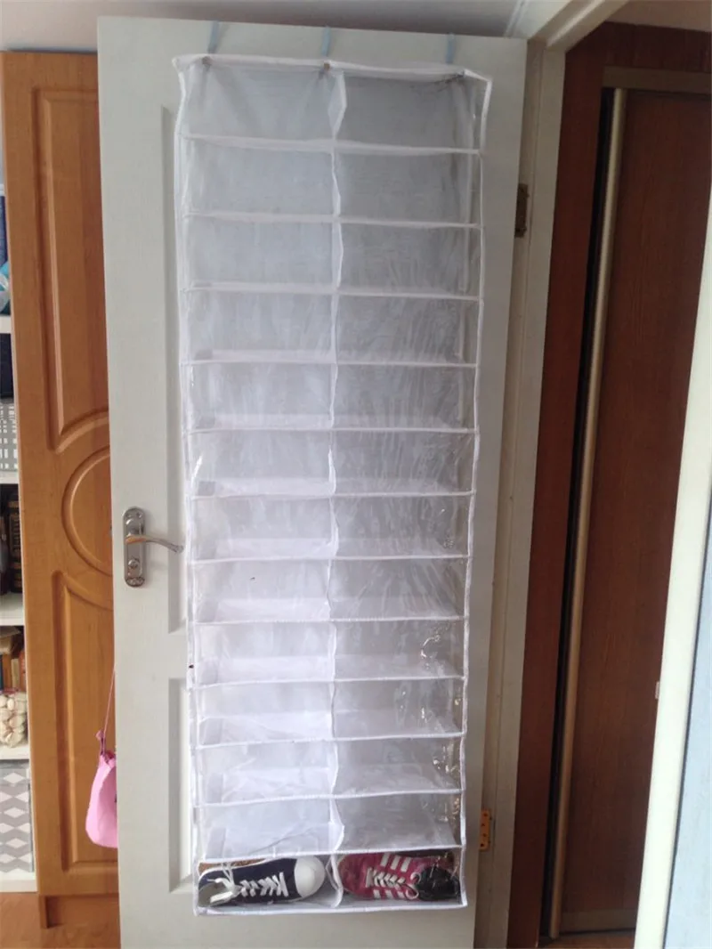 

NK Gozip 26 Pairs Shoes Rack Storage Organizer Over the Door Shoe Storage Bag Space Saver Rack Non-Woven Hanging Storage Bag