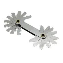 Измерительный прибор для измерения резьбы 60 градусов Whitworth метрический винтовой датчик для измерения резьбы для измерительного инструмента винтовой измерительный прибор cpdb75b40