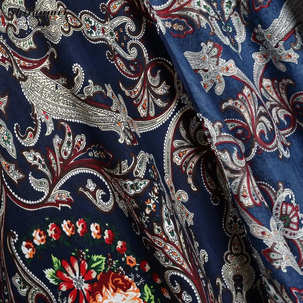 Bohemian Irregular Printed Kimono Cardigan Beachwear 2018 Summer Women Blusas Retro Loose Blouse Shirts Long Outerwear 10 Style Blouses