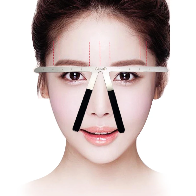 

Eyebrow Stencil for Eyebrows Shaper Eye Brow Shaping Template Stencil Makeup Three-point Positioning Mold Eyebrow Stencil Ruler