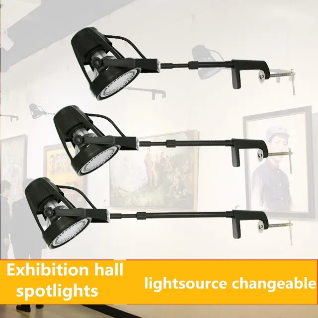 LED Exhibition Spotlights clothes stores Lamps Long Rod Spotlights