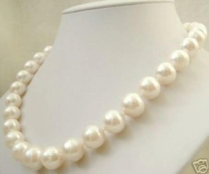 

cLASSIC NECKLACE 9-10MM SOUTH SEA WHITE PEARL 18" AAR
