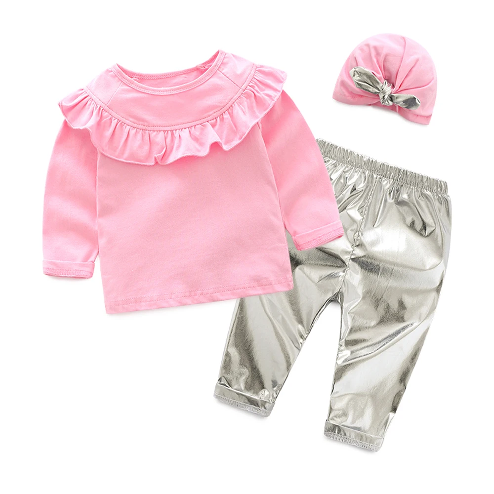 0 3T Infant Baby Girl Clothing Sets Tops Long Sleeve Sweatshirt T