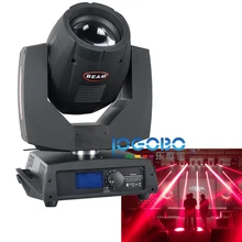 DMX головной сценический эффект освещения Шарпи луч 200 Вт Подвижные Фары с UHP лампы, 4 шт./лот, быстрая