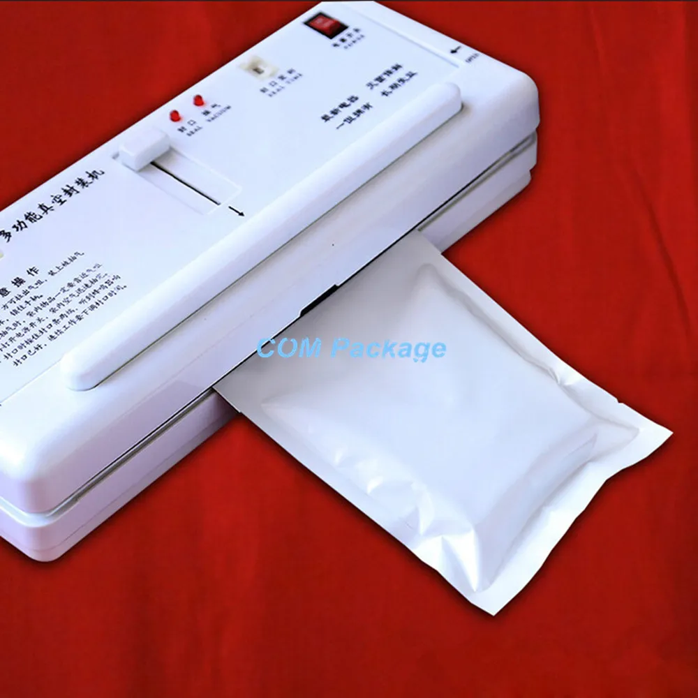 12 18cm Plastic Flat Foil Bag White Heat Seal Aluminum 12 18cm Plastic Flat Foil Bag White Heat Seal Aluminum Mylar Open Top Vacuum Pouch Food Sugar Storage Ng Packaging In Bags From Home