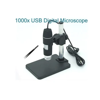 

1000x USB Digital Microscope + Holder(new), 8-LED Endoscope With Measurement Software USB Microscope