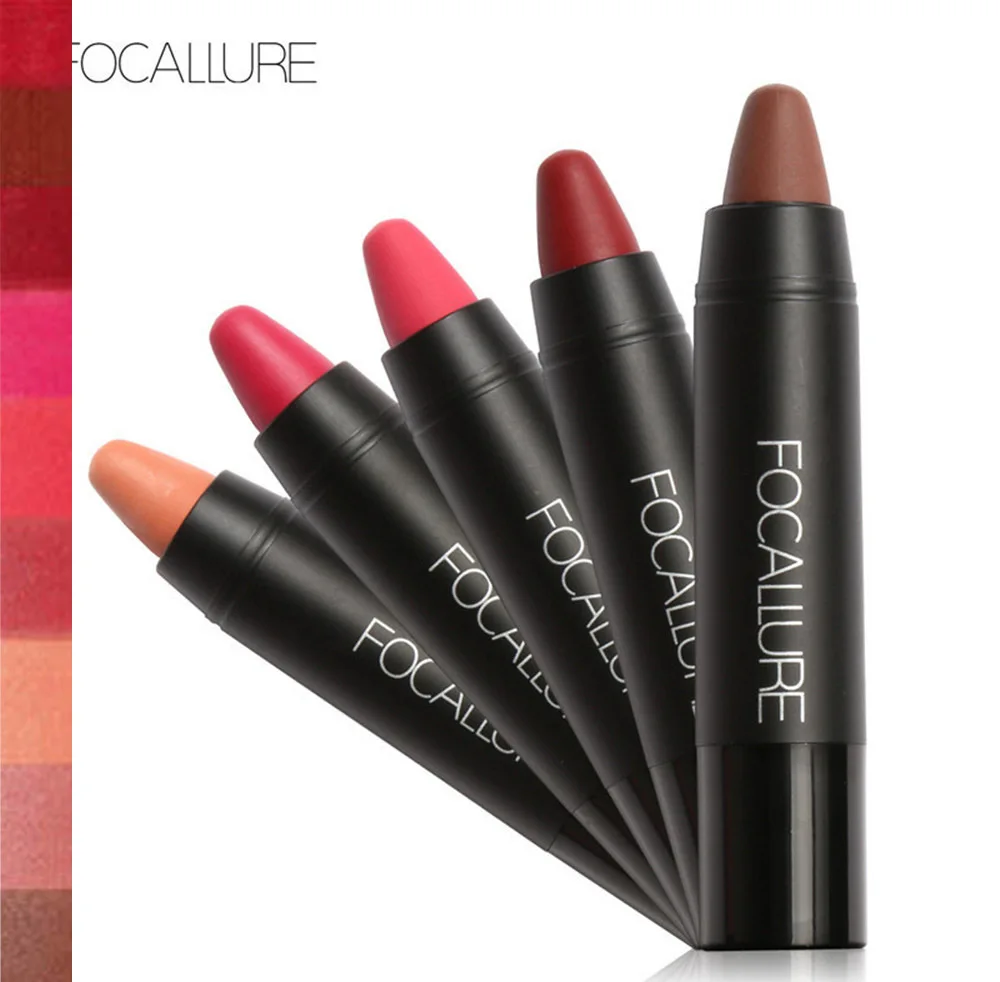 

1Pc Matte Lipstick Pencils Lips Cosmetics Waterproof Long Lasting Beauty Makeup Lipstick Red Purple Lip Gloss Rouge Lipstick Pen