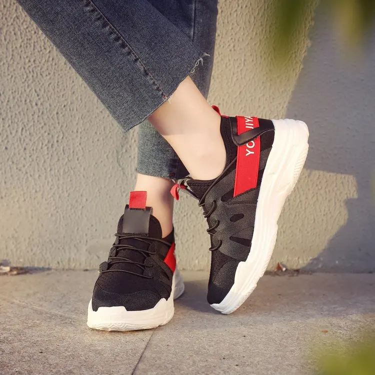 Новинка весны дизайнерские корейские белые кроссовки на платформе женская обувь