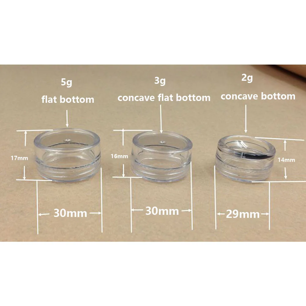 30 шт пустые косметические банки многоразовые бутылки контейнер для макияжа маленькие круглые флаконы для дизайна ногтей крем для лица образец горшков парфюмерный гель коробка