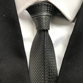 

Fashion Young Men Slim Skinny Tie High Quality Woven Necktie