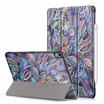 

20pcs/lot Custer Painted Three fold book style leather cover case for new ipad 9.7 2017/2018 Pro 11" new arrived cover case