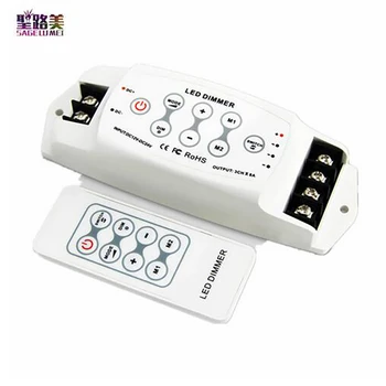 

BC-311RF LED PWM Single Color LED Dimmer Controlller DC12V-24V Brightness adjustment For SMD 5050 led strip lights ribbon tape