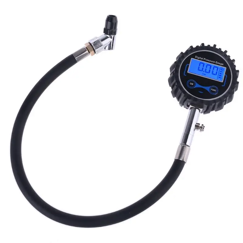 

Digital Tire Pressure Gauge 200 PSI Interchangeable Air Chuck for Cars Motorcycle Rv SUV Truck TPMS Bike Tyre new