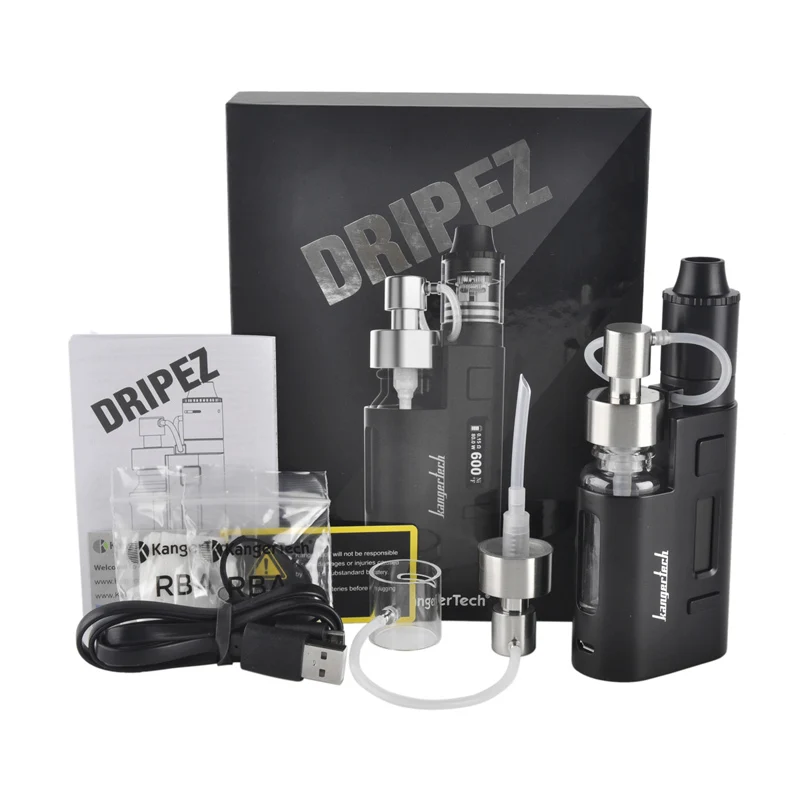 Original 80w Kangertech DRIPEZ Starter box Mod Kit Drip EZ RBA tank 0