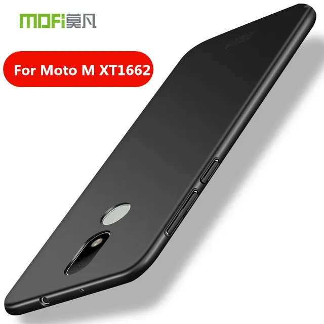 

sFor Motorola Moto M XT1662 Case Mofi Original Hard Back Full Cover For Moto M XT1663 5.5" Matte Plastic Funda Cases