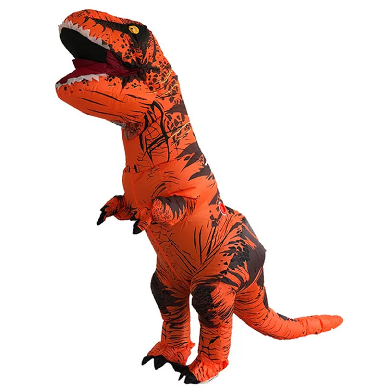 Надувной костюм динозавра для Пурима детей взрослых T REX косплей - Цена: 4 321,80 руб.