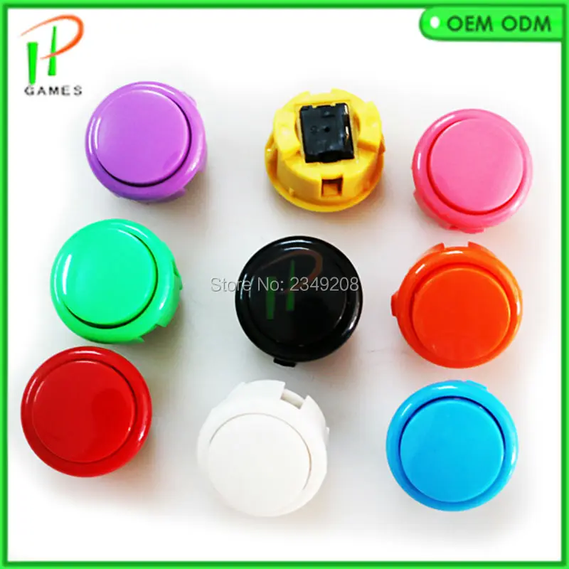 

SANWA Type Push Button Jamma Arcade Switch Buttons High Quality Durable Game Machine Push Button