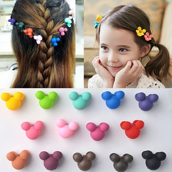 

20 PCS/Set Korean Hair Claws Hair Accessories Girls Hairpin Small Flowers Plastic Hair Clips Bangs for Children Random Colors