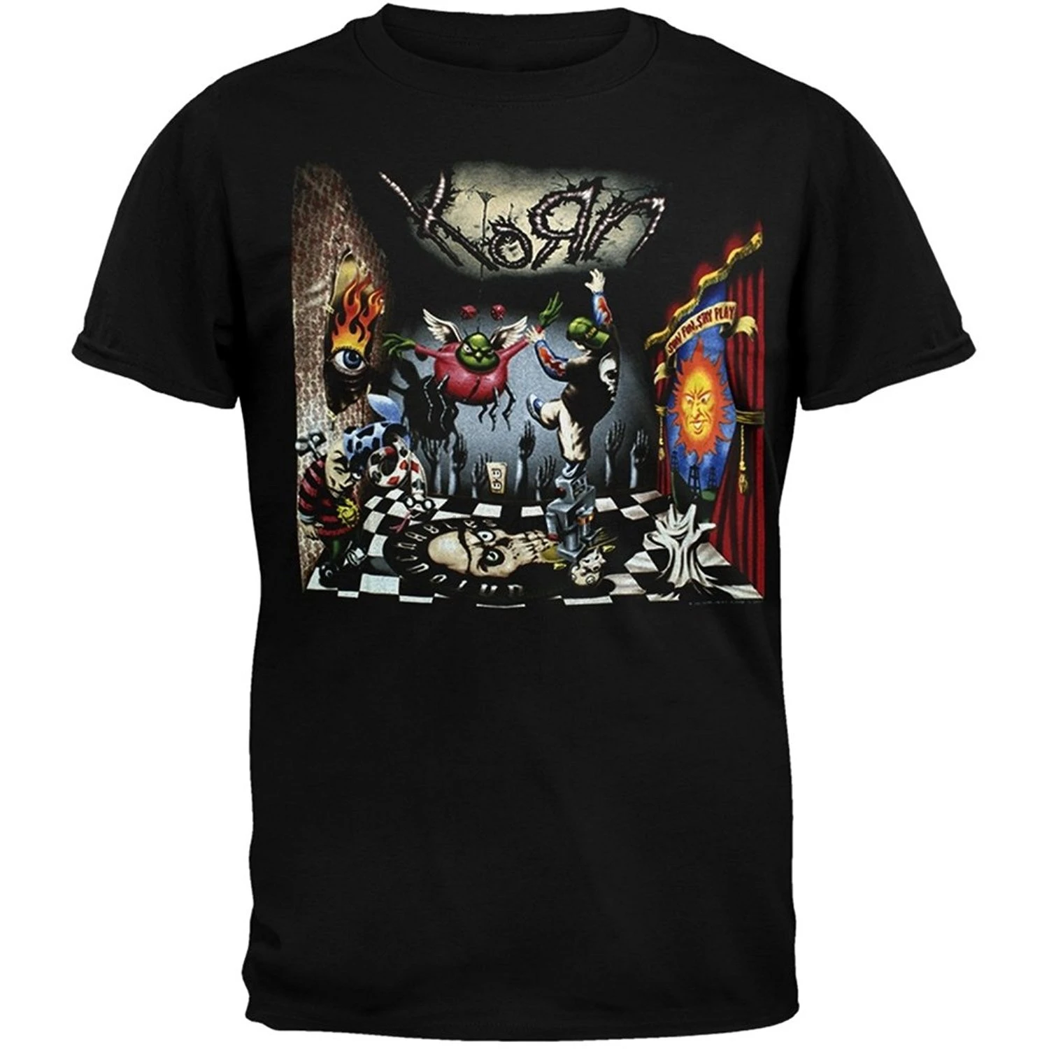 

Loose Cotton T-shirts For Men Cool Tops T Shirts Korn - In The Bedroom T-shirt
