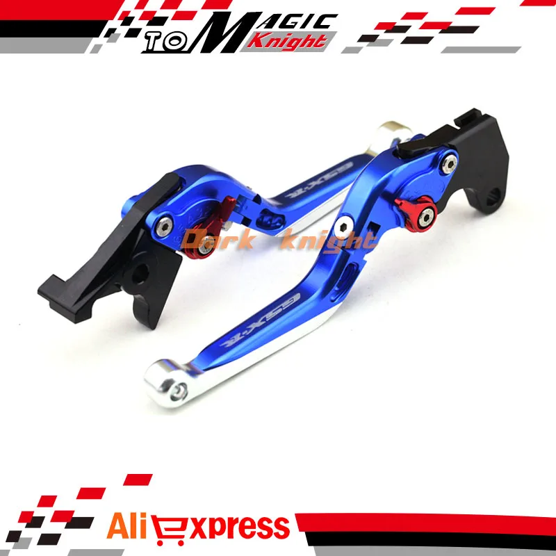 

For SUZUKI GSXR 600/750 GSXR600 GSXR750 06-10, GSXR1000 05-06 Motorcycle Adjustable Folding Extendable Brake Clutch Lever Blue