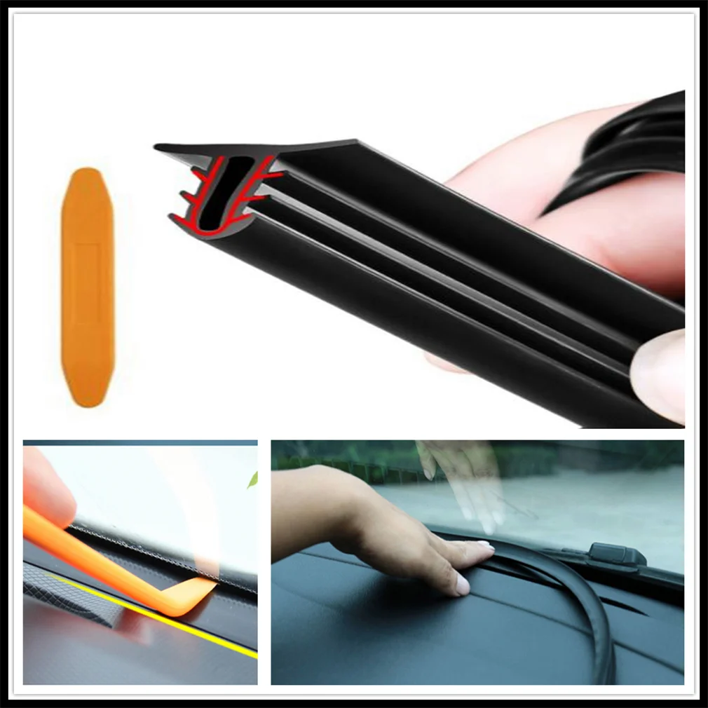 

1.6M Car Dashboard Strip Front Sealing Rubber for Toyota Yaris Tundra Tacoma RAV4 Corolla Aygo Avalon Auris