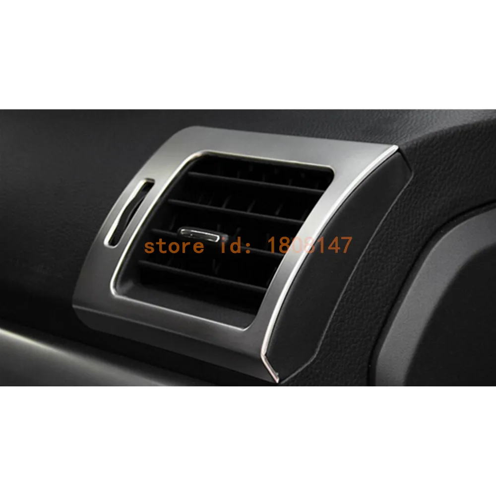 Автомобильный ABS переключатель Вентиляционный Выход(правый+ левый+ Средний) Кондиционер панель управления отделка рамы лампы 5 шт. для subaru XV 2012 2013