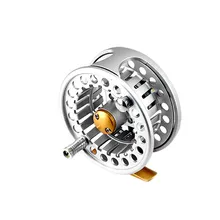 2018 New 5/6 7/8 Ice Fly Fishing Reel Large Arbor 1:1 2+1BB Aluminium Fly Reel Wheel Hand-Cnanged Ice Fishing Tackle lg85 full metal 3 shaft line wt 5 6 fishing reel gear ratio 1 1 fly reel fly fishing fishing tackle
