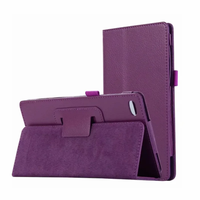 Чехол для планшета lenovo TB-7304F 7304X 7304I, защитный чехол для кожи Tab7, чехол для планшета lenovo Tab 4 7 дюймов TB 7504 - Цвет: purple