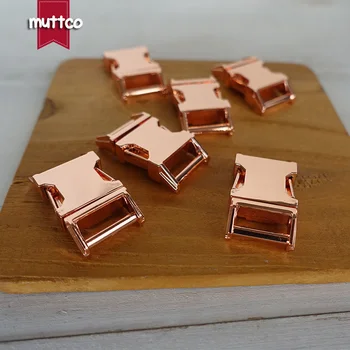 

10pcs/lot Metal curved side release buckle zinc alloy security lock plated metal buckle 15mm DIY dog collar accessory DCK-015R