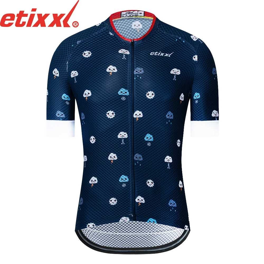 

ETIXXL Quick Dry Cycling Jersey Summer Short Sleeve MTB Bike Cycling Clothing Ropa Maillot Ciclismo Racing Bicycle Clothes