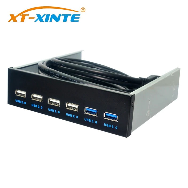 لسطح المكتب USB3.0 البصرية محرك الجبهة لوحة 5.25 بوصة USB HUB 9PIN/19PIN إلى 4 منافذ USB2.0 + 2 منافذ USB3.0 للكمبيوتر مرن خليج لسطح المكتب USB3.0 البصرية محرك الجبهة لوحة 5.25 بوصة USB HUB 9PIN/19PIN إلى 4 منافذ USB2.0 + 2 منافذ USB3.0 للكمبيوتر مرن خليج